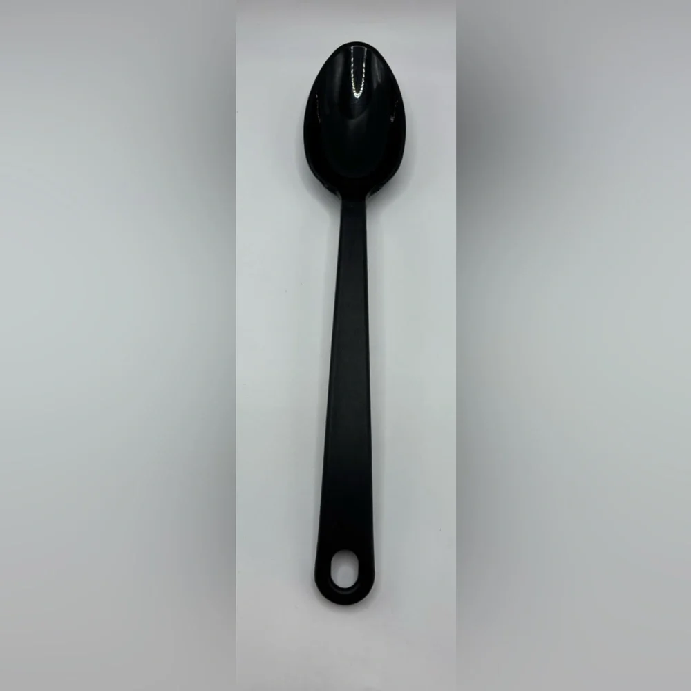 Taylor Made Products Black Plastic Serving Spoon 13” Heat-Resistant Kitchen